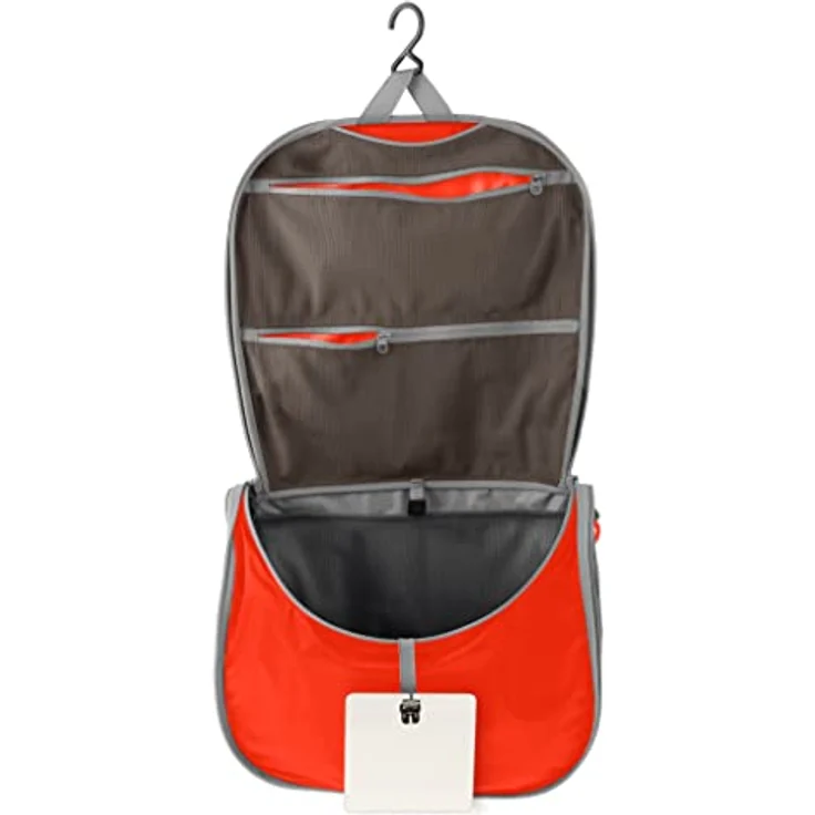 Sea to Summit TravellingLight Hanging Toiletry Bag, Travel Organizer for Men and Women, Large, Spicy Orange – Bild 1