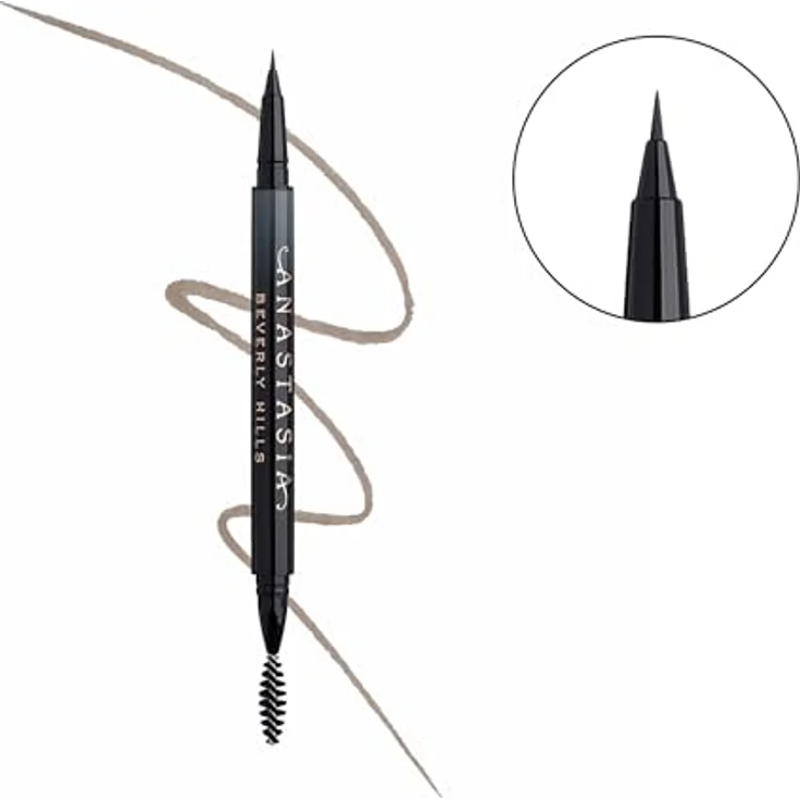 Anastasia Beverly Hills Microstroke Brow Pen, Augenbrauenstift mit mikrofeiner Pinselspitze, wasserfest, 0,5 ml, Caramel – Bild 2