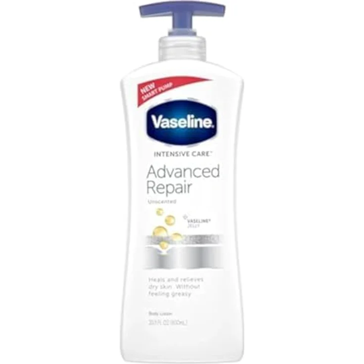 Vaseline Intensive Care, regenerierende Bodylotion mit Pumpe, 600 ml, feuchtigkeitsspendend und hautpflegend – Bild 2