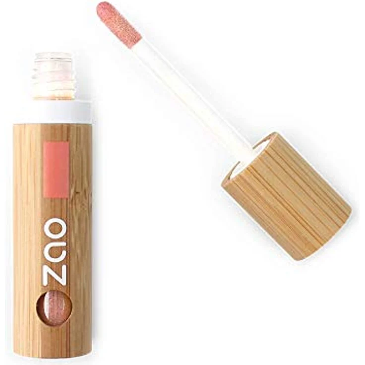 Zao Lipgloss Bamboo Gloss, nachfüllbarer Lipgloss mit pflegenden biologischen Inhaltsstoffen, 3,8 ml – Bild 1