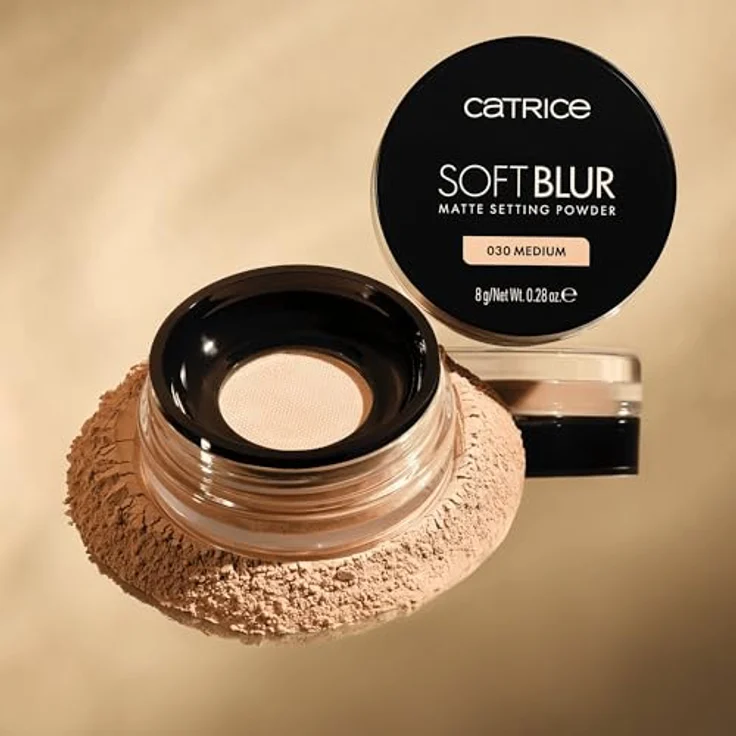 Catrice Soft Blur Matte Setting Puder 8 g, für einen makellosen Teint, Farbe 030 - MEDIUM – Bild 7