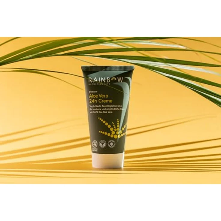 Aloe Vera Tagescreme Bio Aloecare Feuchtigkeitscreme feuchtigkeitsspendend Nachtcreme Aftersun Naturkosmetik Bio (1 x 50 ml) – Bild 3