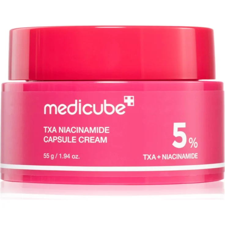 Medicube TXA Niacinamide Capsule Cream, aufhellende Gesichtscreme gegen dunkle Kreise, 55 ml, spendet Feuchtigkeit und glättet die Hauttextur