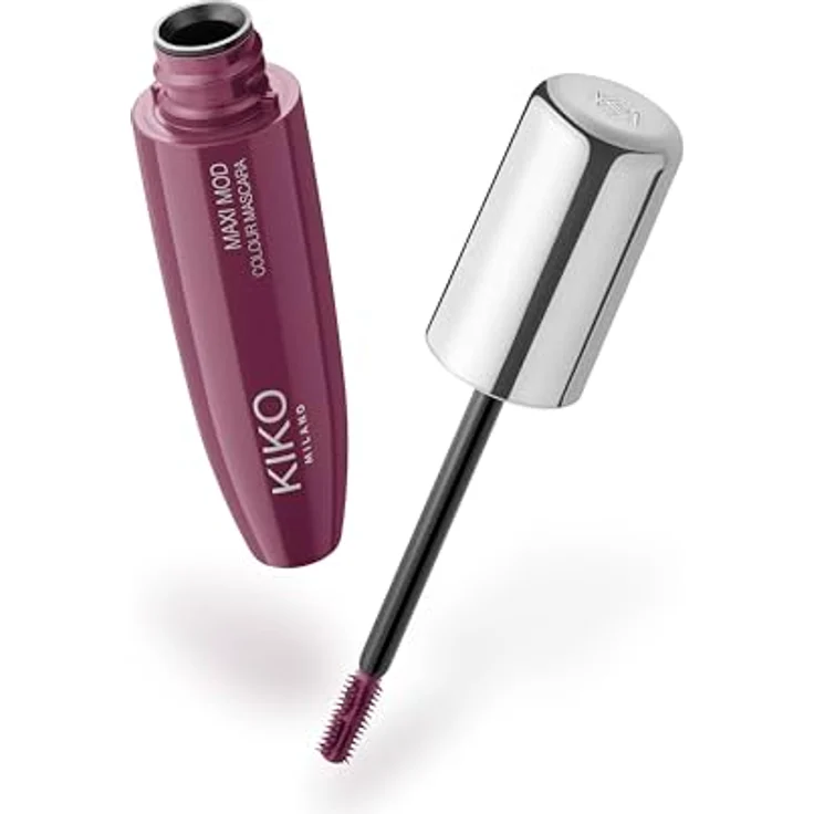 KIKO Milano Maxi Mod Colour Mascara, intensiv voluminisierend mit Arganöl, 03 Plum, 12 ml – Bild 3