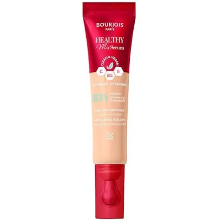 Bourjois Healthy Mix Serum Korrekturflüssigkeit 52 Beige 11 ml - Vitaminreiches Serum mit Koffeinmischung