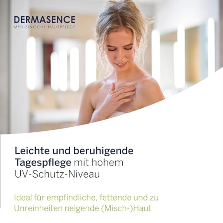 DERMASENCE Seborra Leichte Tagespflege mit LSF 30, 50 ml - Feuchtigkeitsspendende Hautpflege für fettige oder Mischhaut - Männerpflege mit UV-Schutz und Bisabolol, parfümfrei – Bild 3