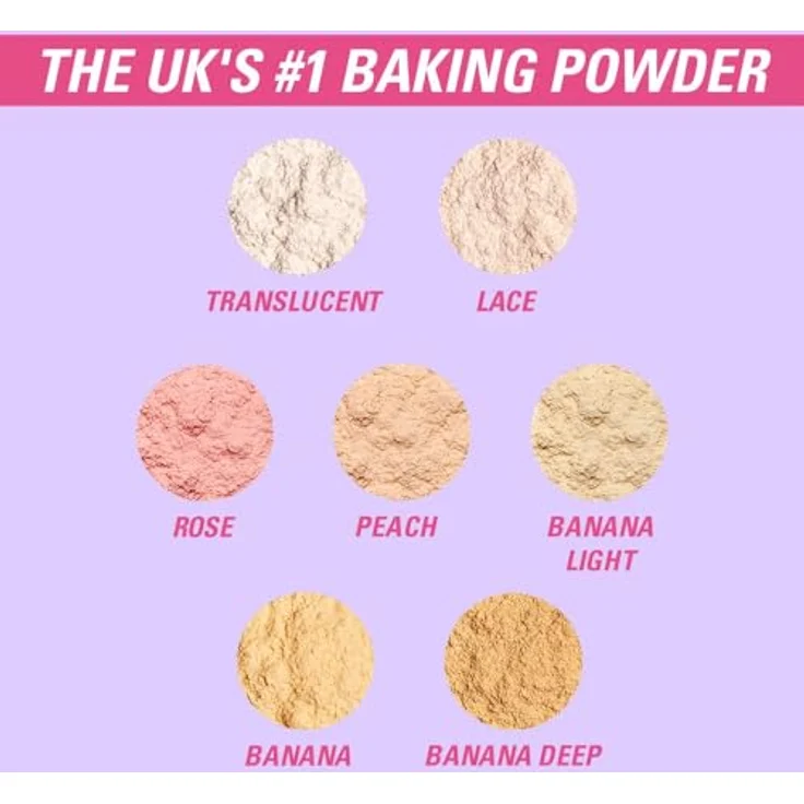 Revolution Loose Baking Powder Puder, talkfreie Formel mit Vitamin E und Hyaluronsäure, 30 g PEACH – Bild 5