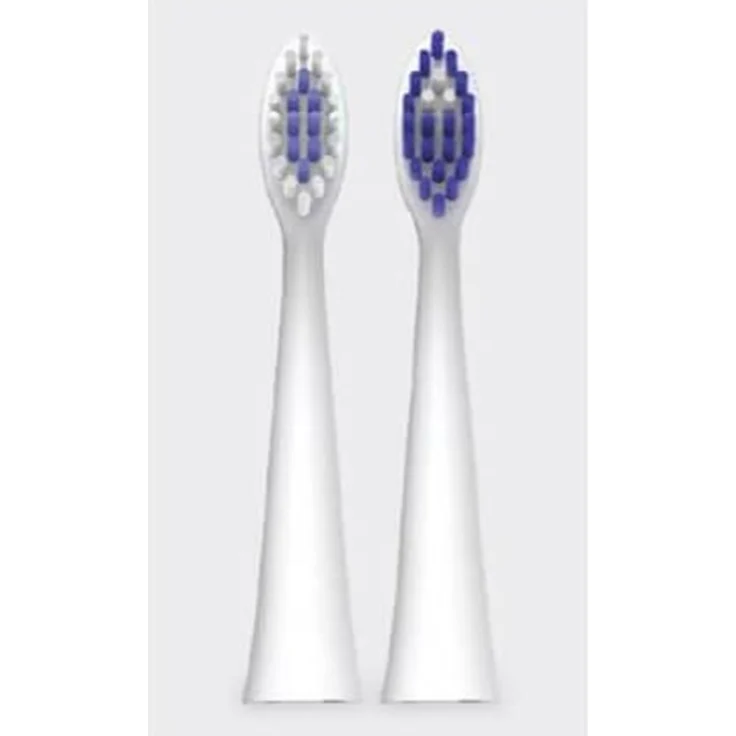 B.WELL Bürstenköpfe Brush Heads MED-870, 2er Pack mit DuPont Borsten, mittelstark, für elektrische Zahnbürsten, weiß – Bild 9