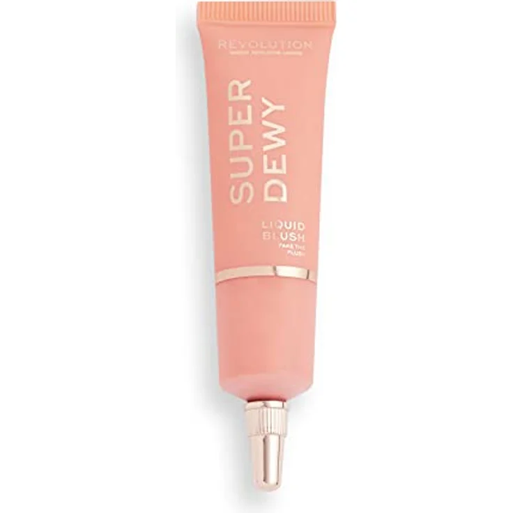 Makeup Revolution, Superdewy Liquid Blusher, Gesichts-Rouge, Hochpigmentiert, aufbaubare Formel, Fake The Flush, 15 ml – Bild 2