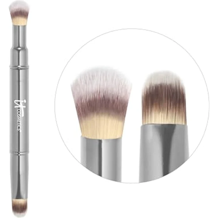 IT Cosmetics Heavenly Luxe Dual Airbrush Concealer Pinsel #2, 2-in-1 Make-up-Accessoire für flüssige und cremige Concealer – Bild 2