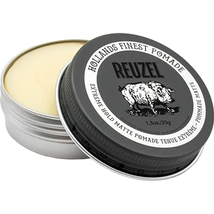 Reuzel Hollands Finest Pomade Extreme Hold, Haarpomade mit Matt-Effekt für Herren, 35 g – Bild 1