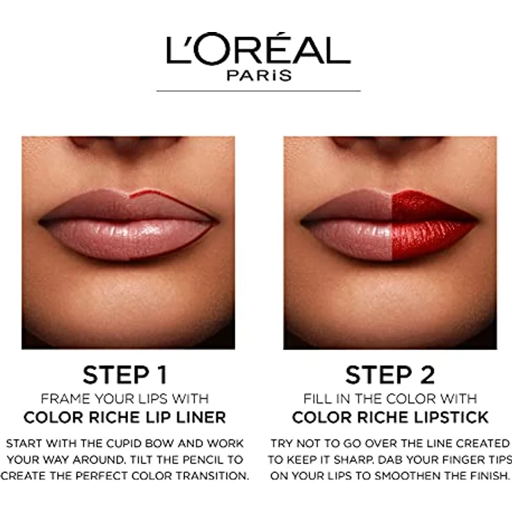 L'Oréal Paris Color Riche Le Lipliner 297 Red Passion, 4 g – Bild 5