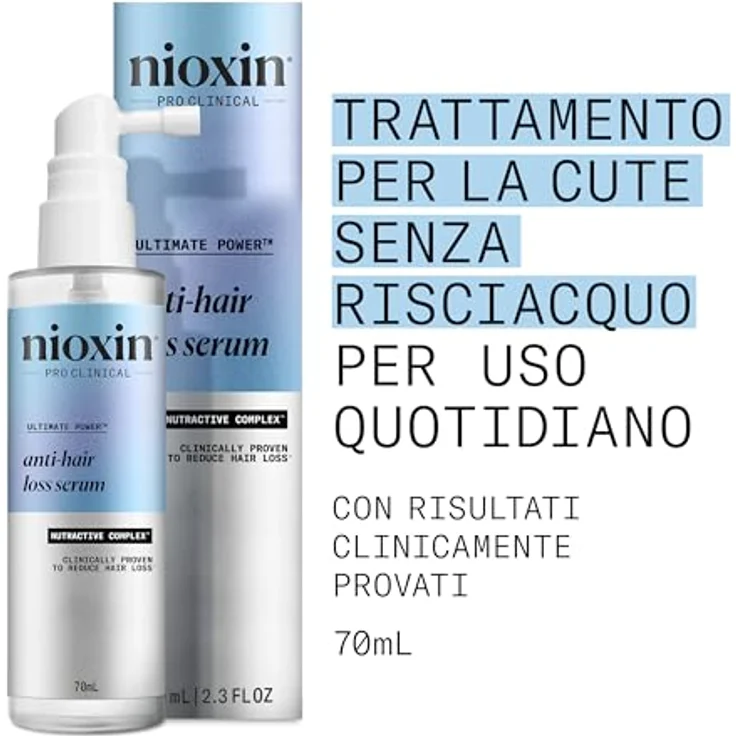 NIOXIN Behandlung der Kopfhaut gegen Haarausfall, Serum für schwaches Haar, mit Koffein und Niacinamid, 70 ml, für Damen und Herren – Bild 2