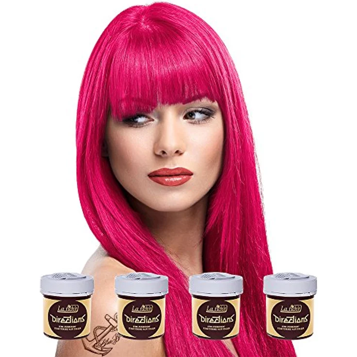 La Riche Directions Haartönung, 4x 88ml Tönung in Tulip - Pink, veganfriendly und tierleidfrei – Bild 1