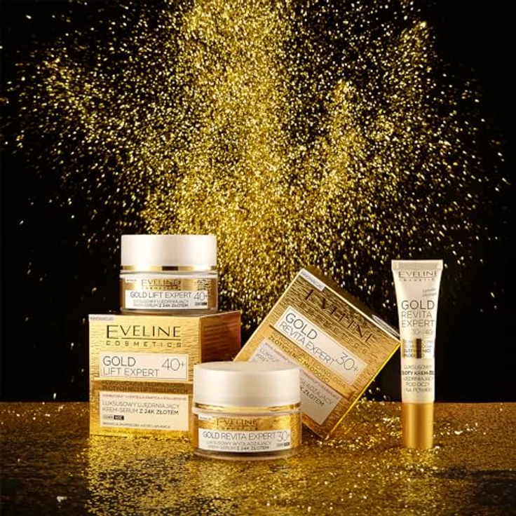 EVELINE Cosmetics Gold Revita Expert 30+, Gesichtscreme für alle Hauttypen, 50ml, Faltenreduzierung und intensive Feuchtigkeit – Bild 7