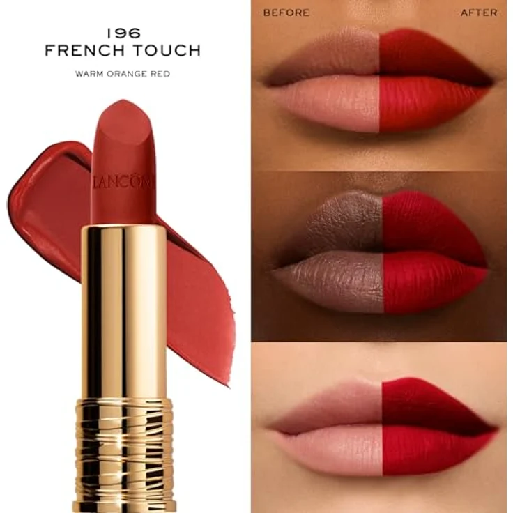 Lancôme L'Absolu Rouge Drama Matte 2024, Mattierender Lippenstift nachfüllbar, Farbton 196, 3.6 g – Bild 3