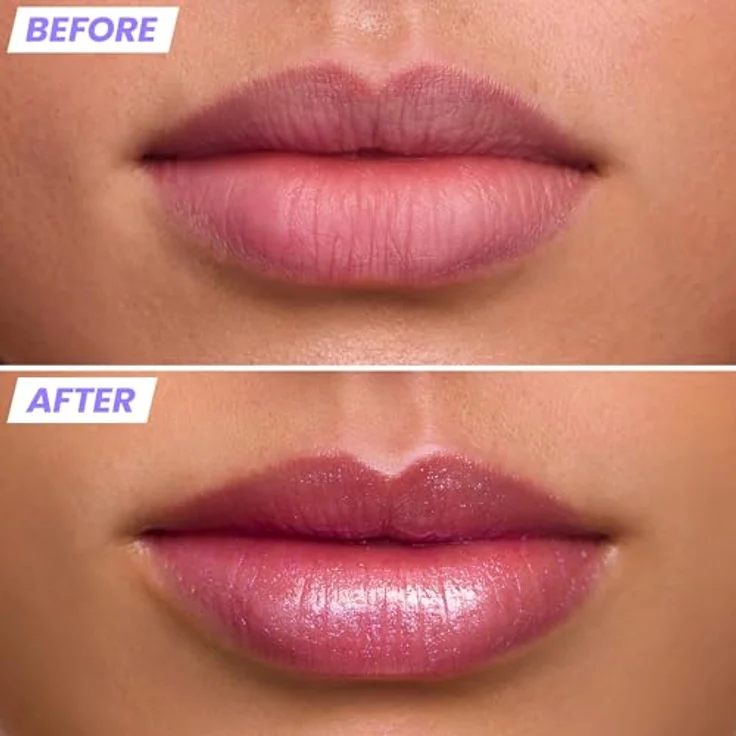WONDERSKIN Wonder Blading Top Gloss Lipgloss Holographic mit Glitzerteilchen, 4 ml, vegan, glättet Lippen und kaschiert feine Linien – Bild 2