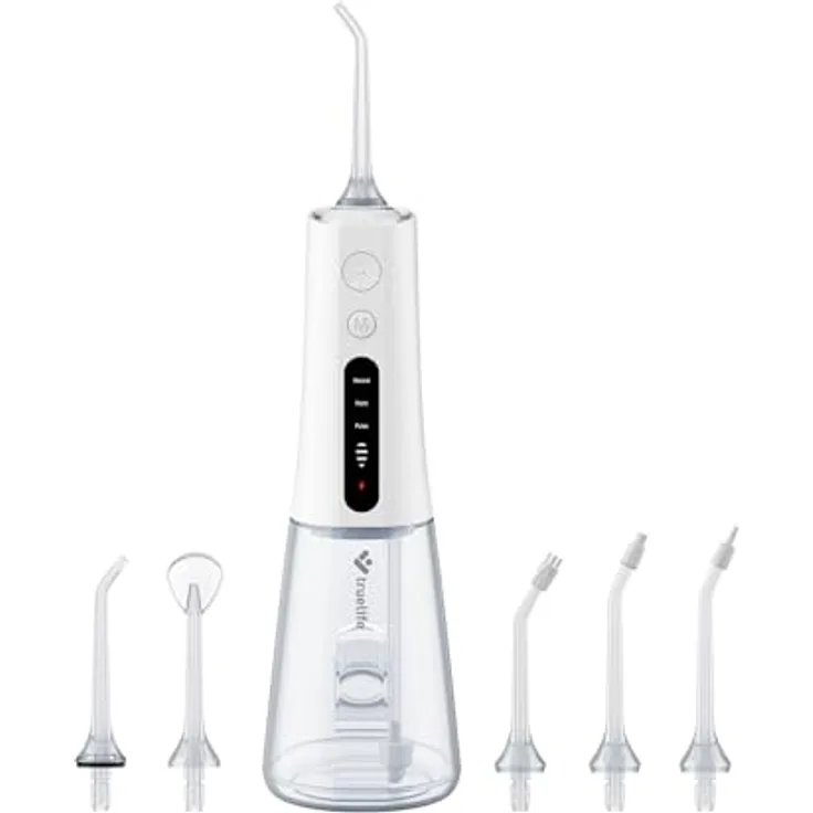 TrueLife AquaFloss Compact L100, Munddusche für Interdentalhygiene, geeignet für empfindliche Zähne und Zahnfleisch