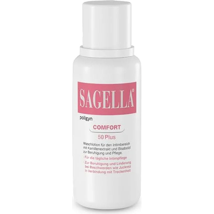 Sagella poligyn Intimwaschlotion für Frauen 50+, 500 ml Lotion, angepasste Pflege für Intimbereich während und nach den Wechseljahren – Bild 1