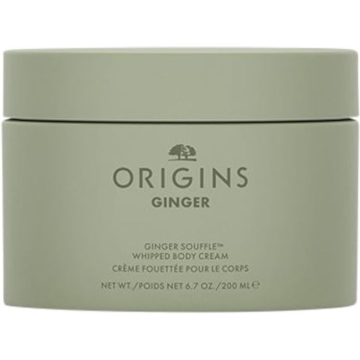 Origins Ginger Souffle Whipped Body Cream, luxuriöse Bodylotion für Damen mit intensivem Ingwer-Duft, 200 ml