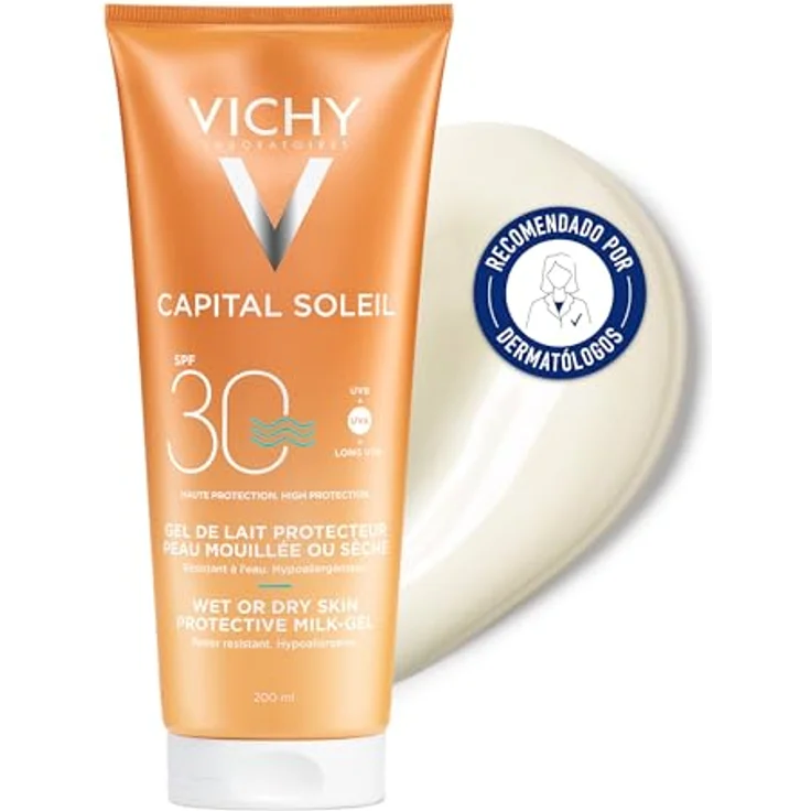 Vichy Idéal Soleil Gel-Milch LSF30 200 ml – Bild 2