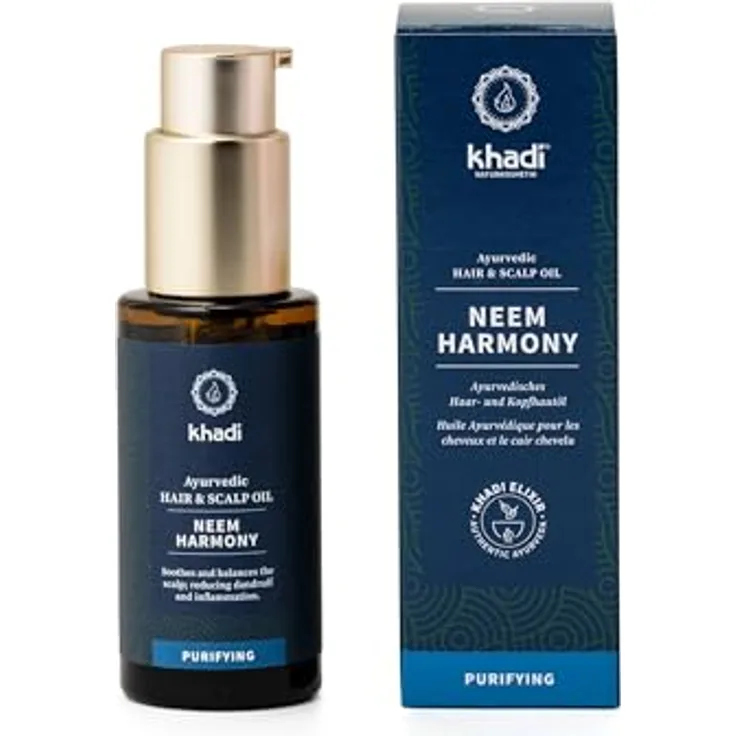 Firstorganicbaby Khadi natural products Neem Harmony Hair Oil, 50 ml