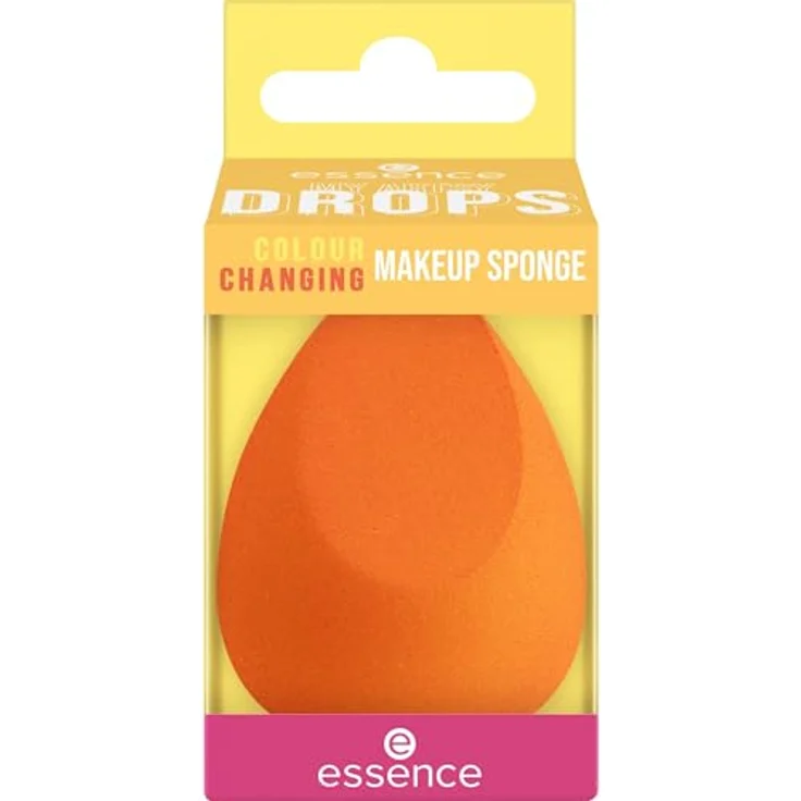 essence cosmetics MY ARTSY DROPS makeup sponge, Make-up Schwämmchen, Nr. 05, Orange, vegan, Nanopartikel frei, 1er Pack – Bild 2
