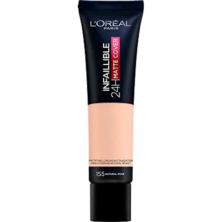 L'Oréal Paris Infaillible 24H Matte Cover Foundation 30 ml Nr. 155 - Naturel Rose – Bild 2