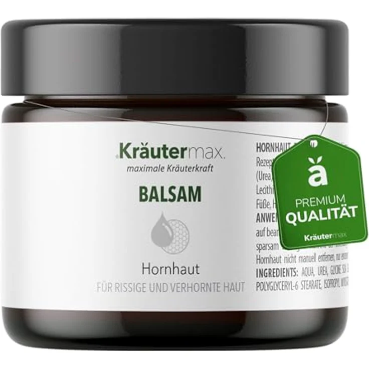 Kräutermax. Hornhaut Balsam 30 ml - Pflegesalbe für stark verhornte und rissige Haut – Bild 1