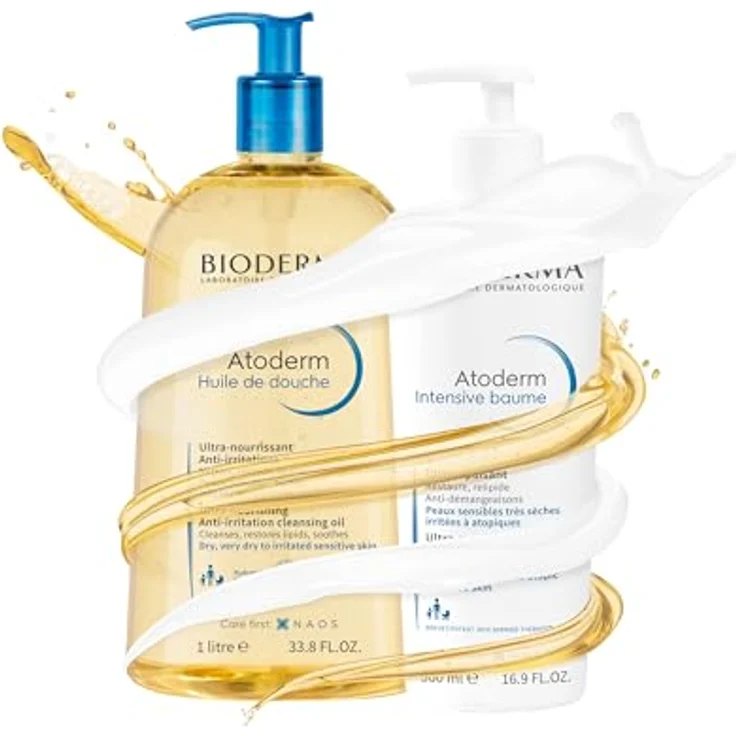 Bioderma Atoderm Huile de Douche Öl Trockene/Sehr Trockene/Irritierte Haut 1000 ml – Bild 5