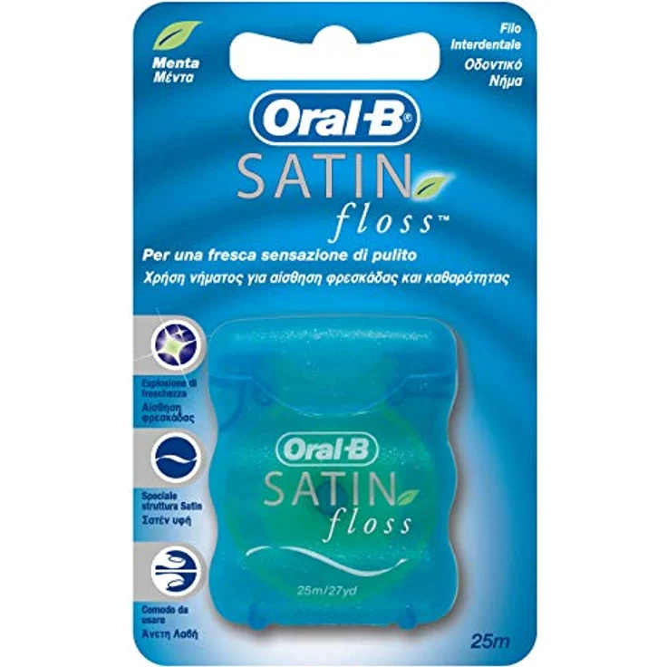 Oral-B Satin Floss 25 m Zahnseide/Flosser Umgeben von Pebaxhülle – Bild 6