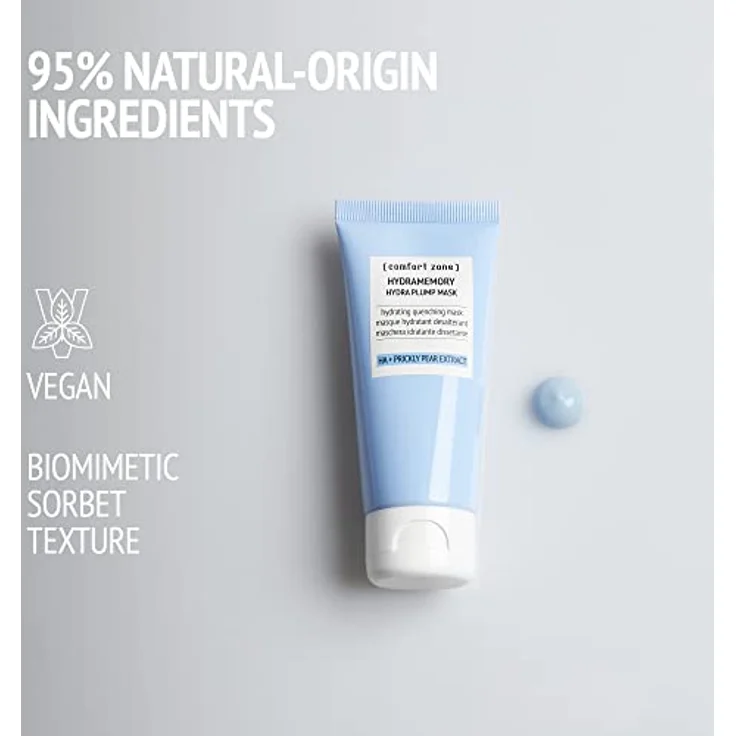 comfort zone HYDRAMEMORY Plump Mask, Gesichtsmaske mit Feigenkaktus-Extrakt und Makro-Hyaluronsäure, 60 ml, vegan – Bild 6