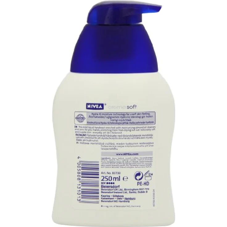 NIVEA Creme Soft  Flüssigseife 250 ml – Bild 3