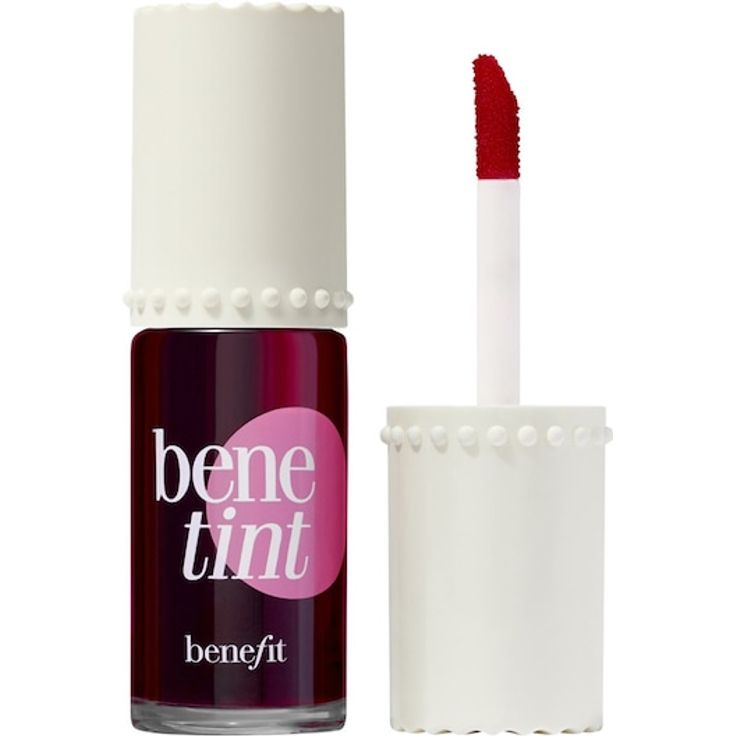 Benefit Tints Benetint Lip Plumper, 6 ml Lippen- und Wangenfarbe mit kuss- und wischfester Formel, Rosenfrische