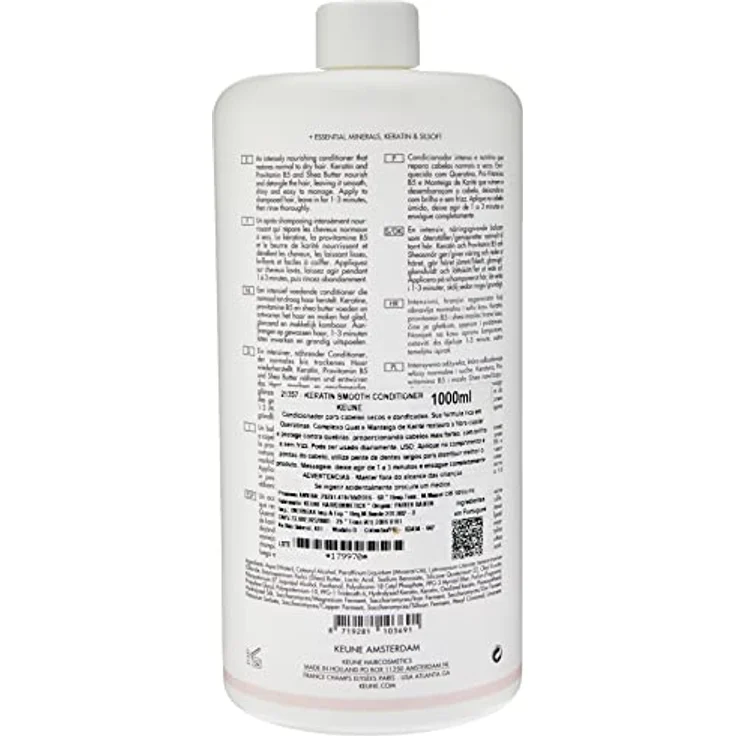 Keune Care Keratin Smooth Conditioner 1000ml, Hair Conditioner for Normal, Dry, Frizzing, Tangling Hair – Bild 2