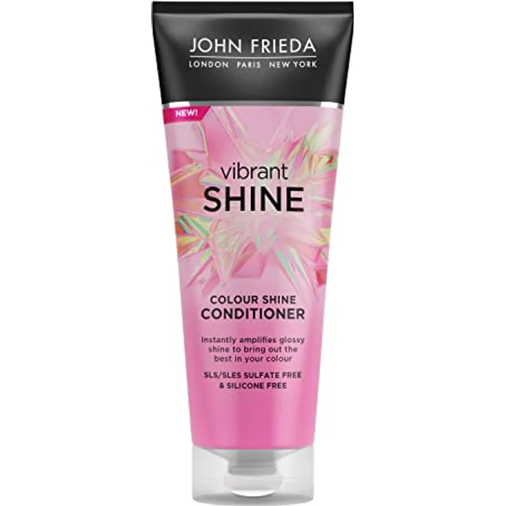 John Frieda Vibrant Shine Haarspülung ohne Schwere, 250 ml