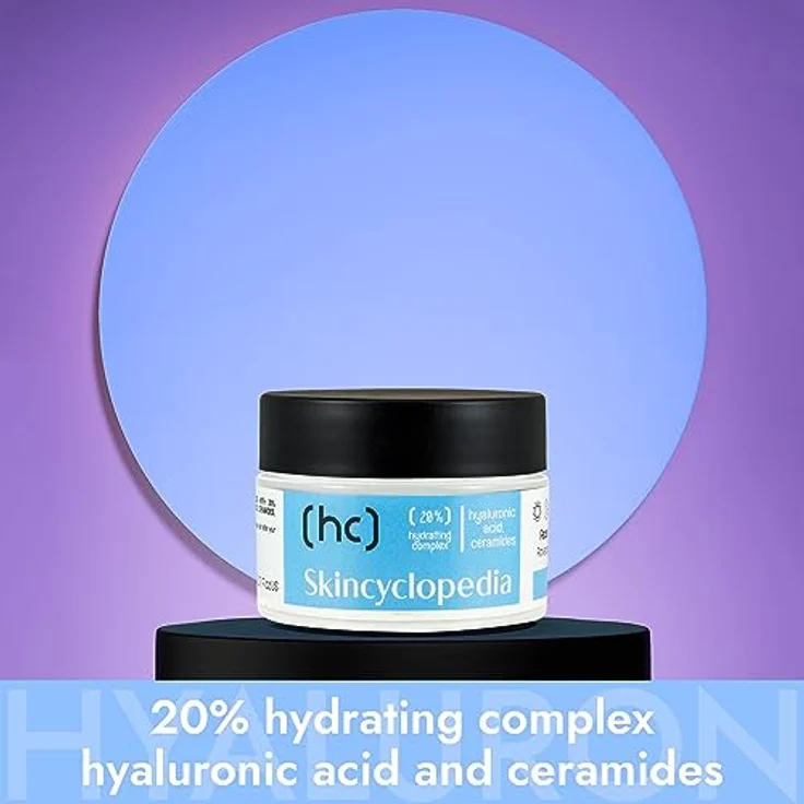 Skincyclopedia Hyaluron Creme hochdosiert mit Ceramiden und Niacinamide, Anti Aging Tagescreme für trockene Haut, 50ml – Bild 3