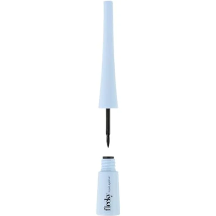 fleeky Liquid Eyeliner Pen, intensives Schwarz, wasserfeste Formel für präzise Lidstriche, 3 g – Bild 1