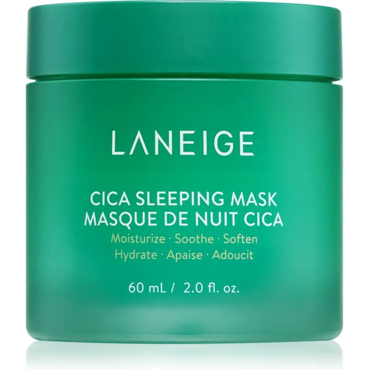 LANEIGE Cica Sleeping Nachtmaske, 60 ml, feuchtigkeitsspendend und hautstärkend für eine intensive Pflege über Nacht