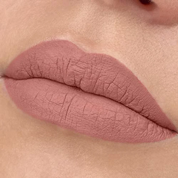 essence 8h matte liquid lipstick, Nr. 04, Nude, langanhaltend, mattierend, schnelltrocknend, matt, vegan, wasserfest, ölfrei, ohne Alkohol, 1er Pack (2.5ml) – Bild 5