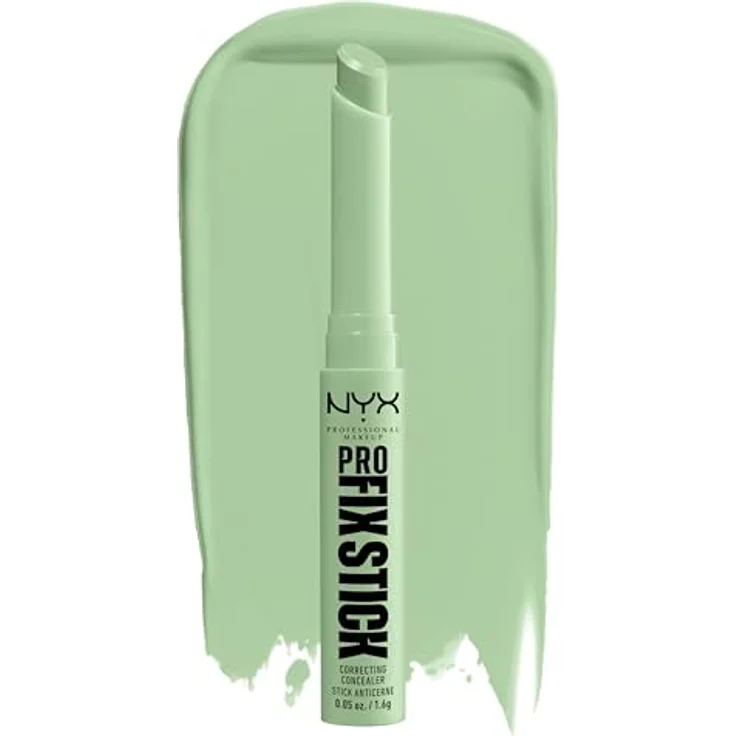 NYX Professional Makeup Pro Fix Stick Korrektor für eine einheitliche Hautfarbe, Farbton 0.1 Green, 1,6 g, vegan, cremige Textur, kaschiert Hautmakel – Bild 1