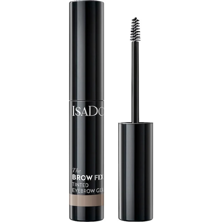 IsaDora Brow Fix Tinted Eyebrow Gel, getöntes Augenbrauengel mit Panthenol und Rizinusöl, 3,5 ml, Farbe Taupe