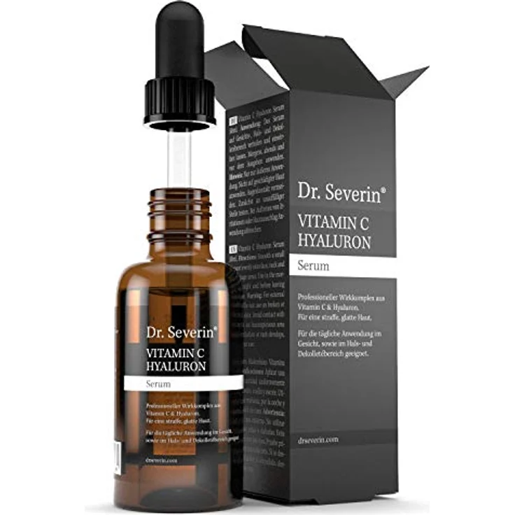 Dr. Severin® 50ml Ultra Serum: Vitamin C Hyaluron Serum Hochkonzentriert I Anti-Falten Booster Mit Hochmolekularer Hyaluronsäure I Vor Dem Ausgehen Anwenden – Bild 4