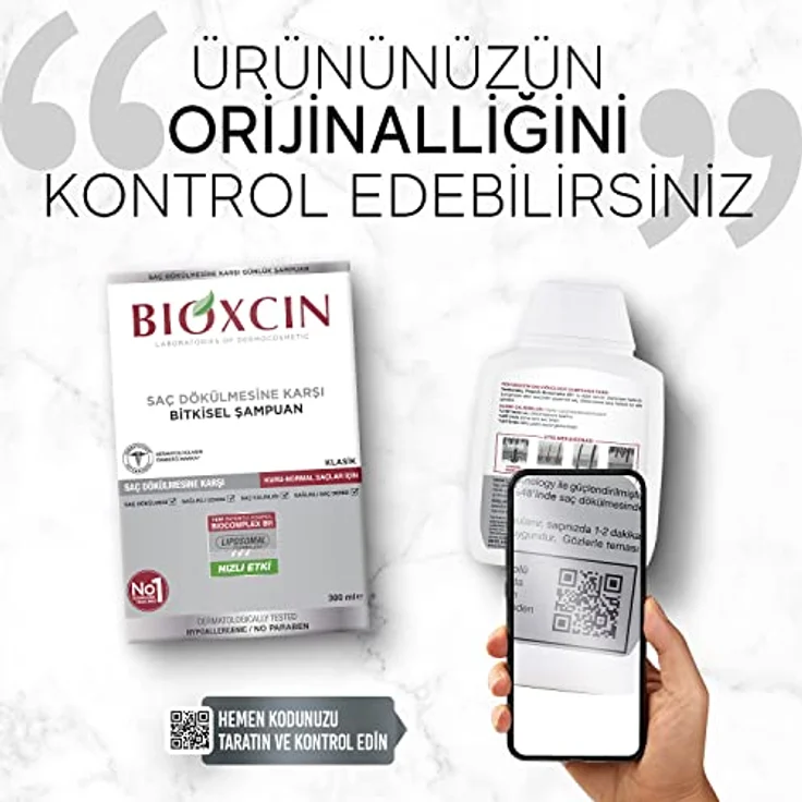 Bioxcin Shampoo gegen Haarausfall | Natürliches Shampoo für Normales & Trockenes Haar (300 ml) | Mit BIOCOMPLEX B11 & Liposomen | Stärkt & Verhindert Haarausfall – Bild 2