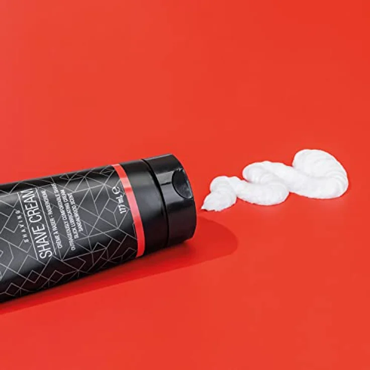 WILKINSON SWORD Barber's Style Rasiercreme für Männer, 177ml, mit Macadamiaöl und Sandelholzduft, nicht-schäumende Formel – Bild 4