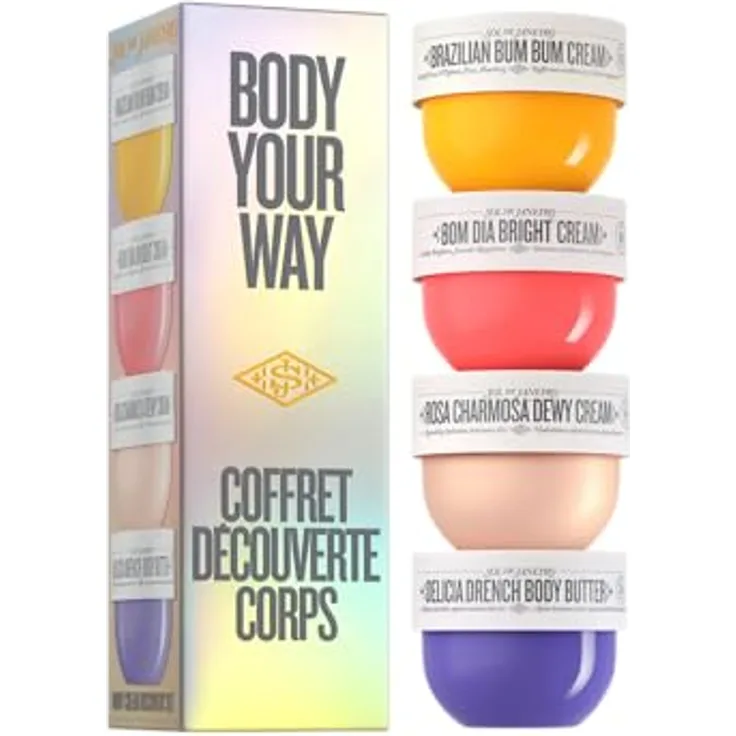 Sol de Janeiro Body Your Way Cream Set, Unisex Bodylotion 25 ml mit einzigartiger Pflegewirkung