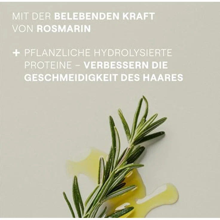 WELEDA Bio Rosmarin Revitalising Conditioner - Naturkosmetik Haarpflege Spülung mit Jojobaöl, Rosmarinöl & Arginin für natürlichen Glanz & Volumen. Vegan, 150ml – Bild 4