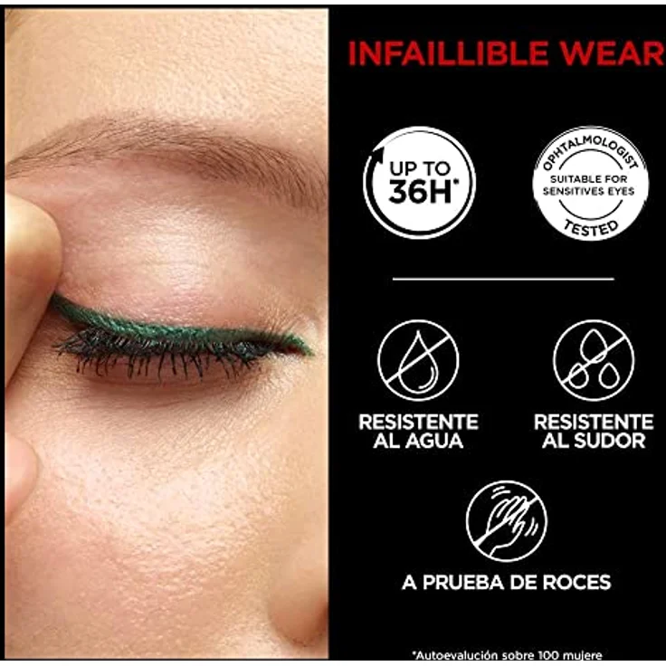 L'Oréal Infallible Gel Automatic Grip Eyeliner 1 Stk Turquoise – Bild 6