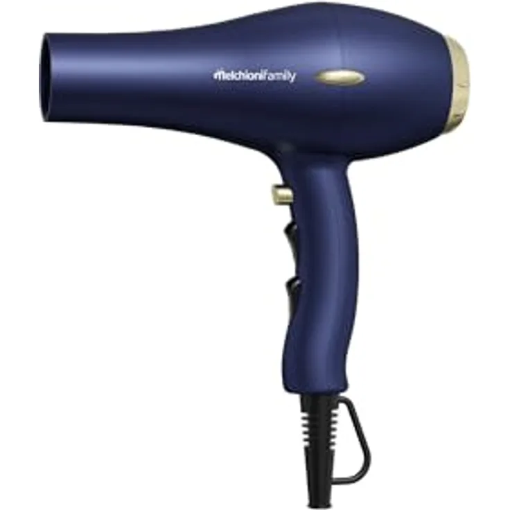 Melchioni PLATINUM STYLE Haartrockner, 2300W mit Auto-Abschaltung, 2 Geschwindigkeitsstufen, Kaltluftfunktion, Diffusor und Konzentrator