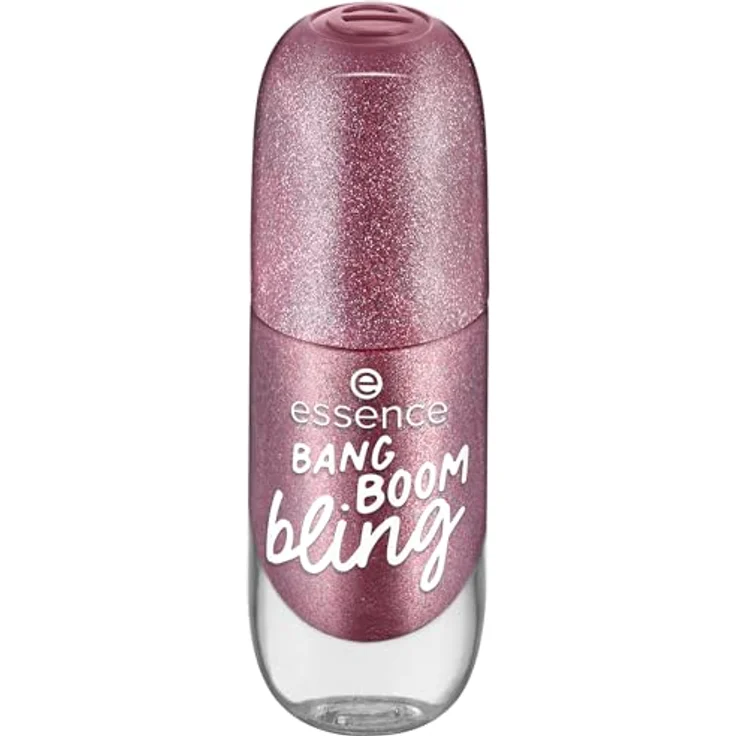 essence cosmetics gel nail colour, Gellack, Nagellack, Nr. 11 BANG BOOM bling, violett, langanhaltend, farbintensiv, gelig, glänzend, glitzernd, ohne Aceton, vegan, Mikroplastik Partikel frei (8ml) – Bild 1